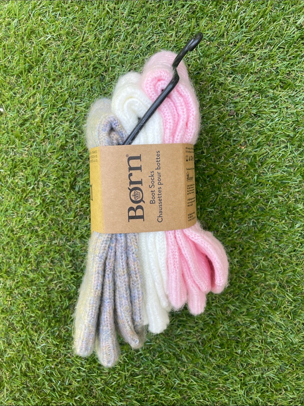 Born Women's Multicolor Boot Socks - Pink & Cream Accents - Picture 2 of 7